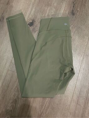 lululemon athletica olive green leggings